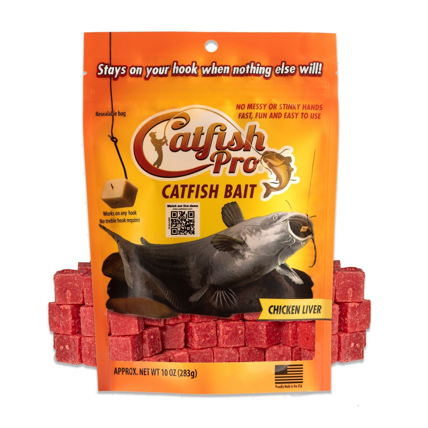 Appât pour poisson-chat au foie de poulet
