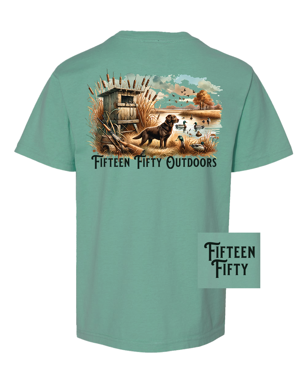 Chocolate Lab Duck Youth Tee