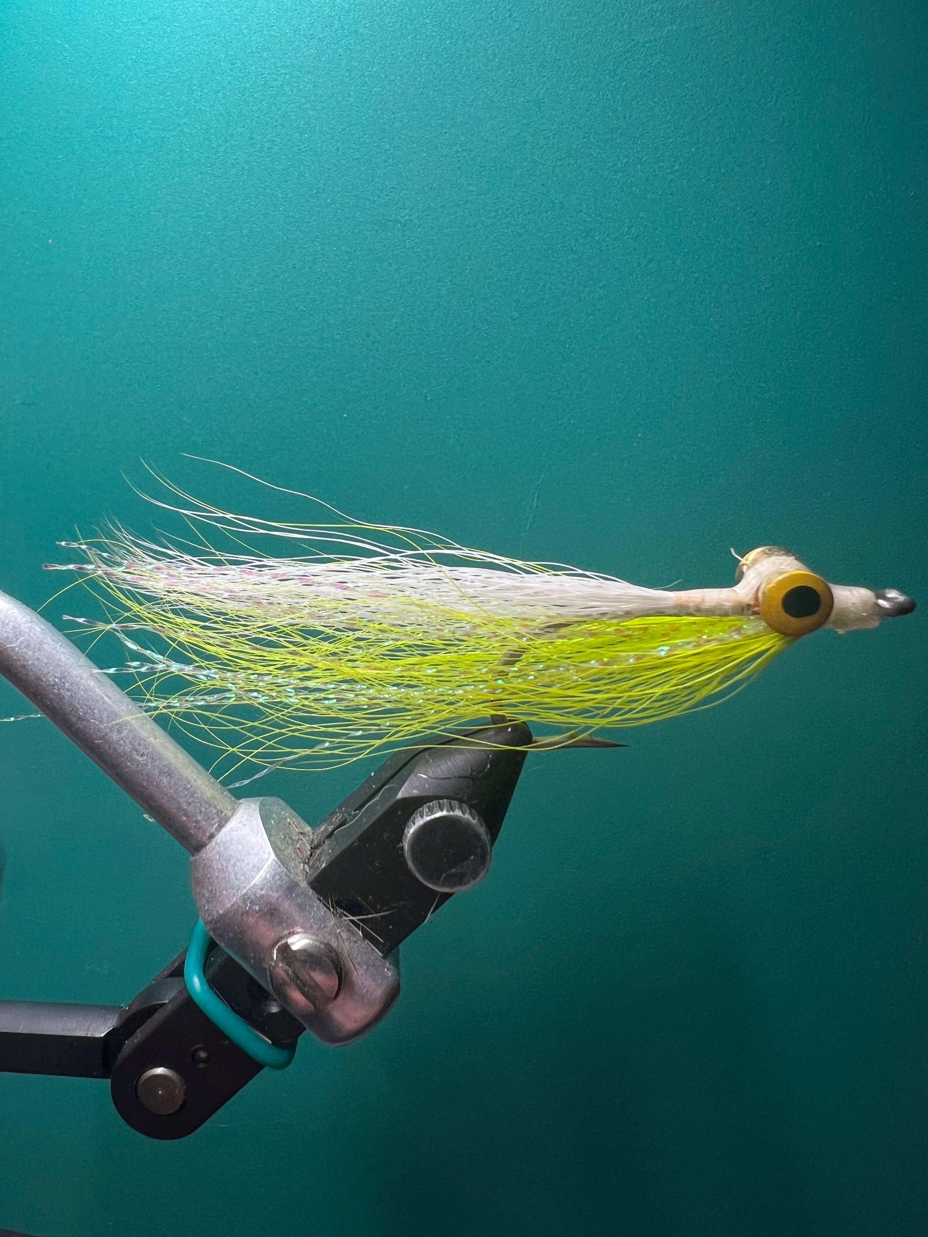 Clouser Minnow - Chartreuse/Blanc