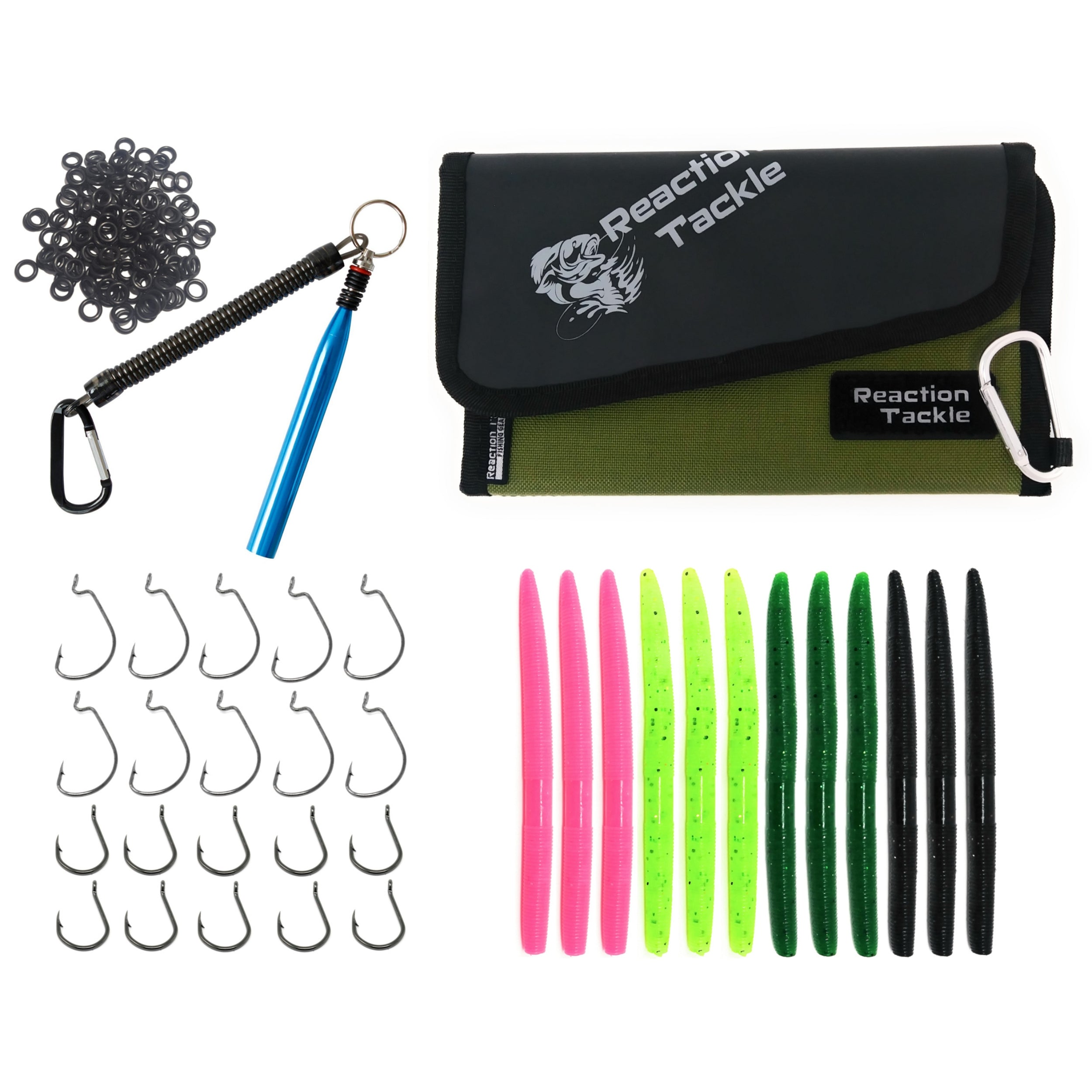 Herramientas, juegos y kits de gusanos locos de Reaction Tackle
