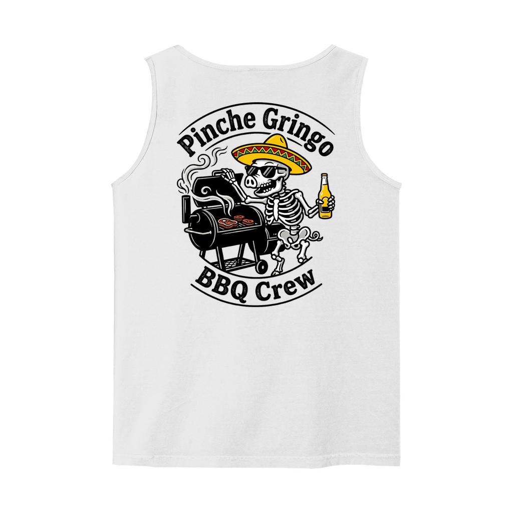 Pinche Gringo BBQ Crew Smoker Tank Tops