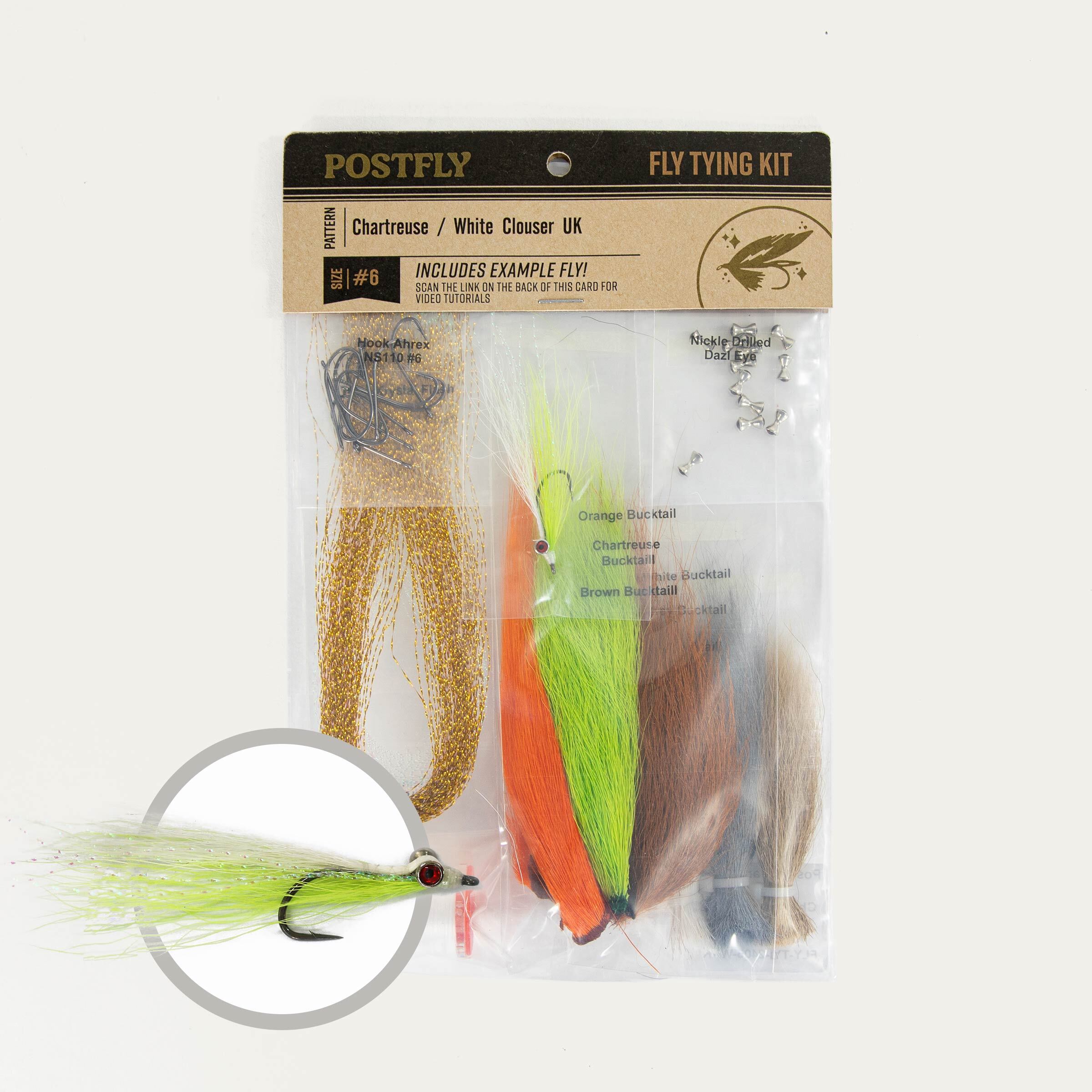 Kit para Atar Moscas | Clouser Chartreuse
