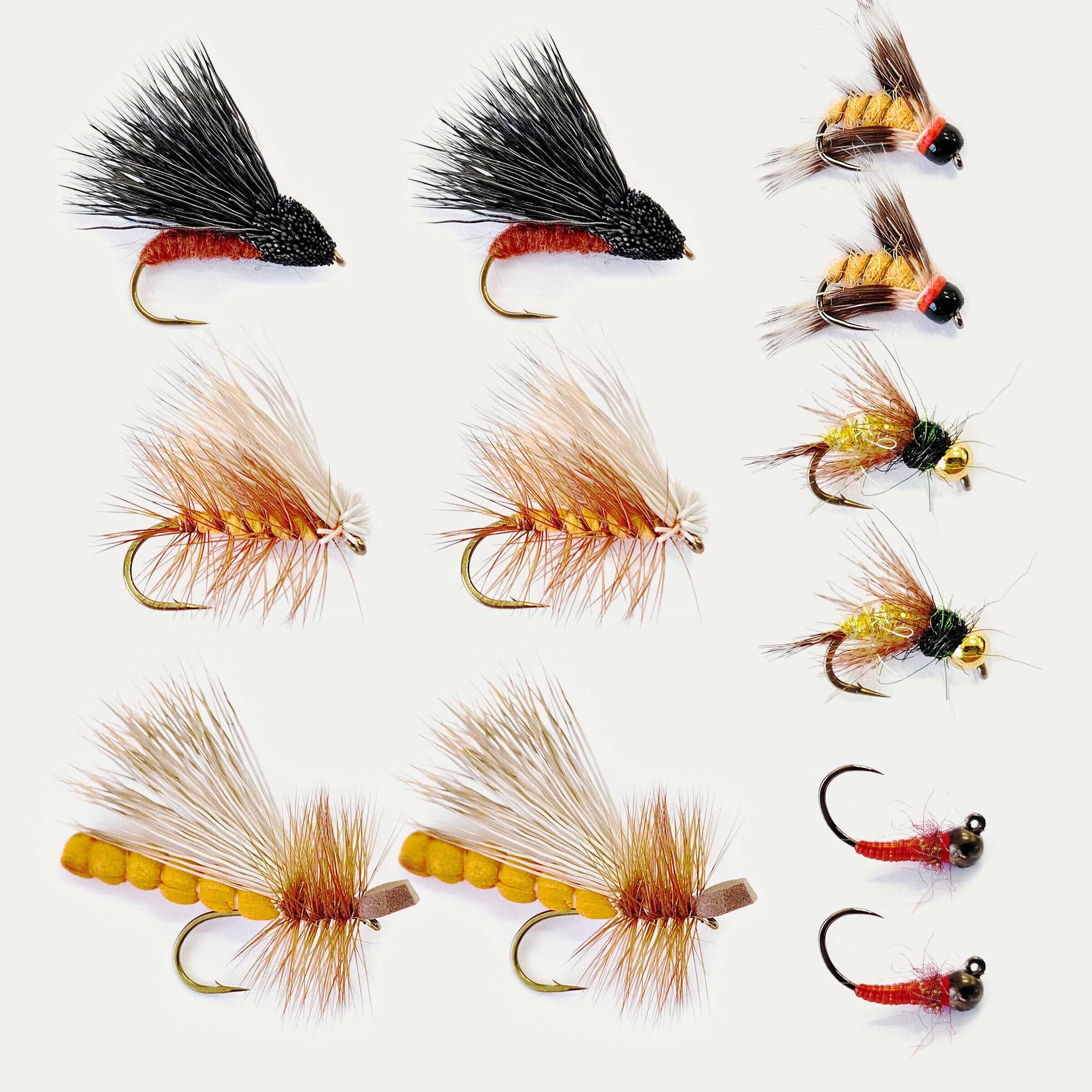 Surtido de moscas de octubre (caddis)