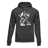 Sudadera unisex con capucha "Pesca y trabajo"