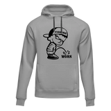 Sudadera unisex con capucha "Pesca y trabajo"
