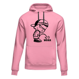 Sudadera unisex con capucha "Pesca y trabajo"