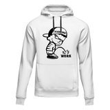 Sudadera unisex con capucha "Pesca y trabajo"