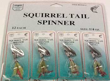 F.J. Neil Products - FJ Neil Cocktail/Marble/Squirrel Tail Spinners (Assorted) - Bobber Bargain