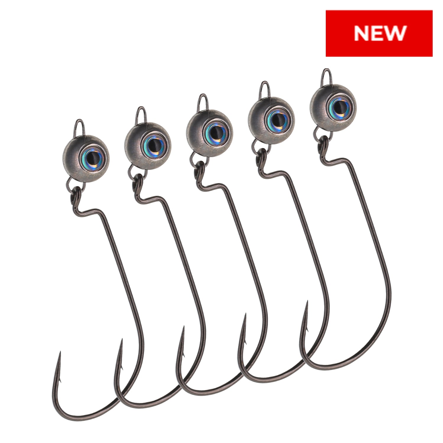 Cabeza plomada de tungsteno Reaction Tackle Free Swing - Paquete de 5 - Nueva