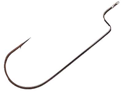 Gamakatsu - Round Bend Offset Hook (Black) - Bobber Bargain