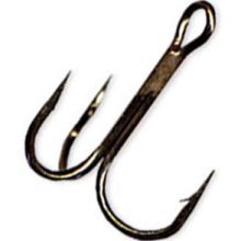 Gamakatsu - Treble Hook (Round Bend, Black Nickel) - Bobber Bargain