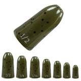 Pesas de gusano de tungsteno Reaction Tackle / Plomo con forma de bala 