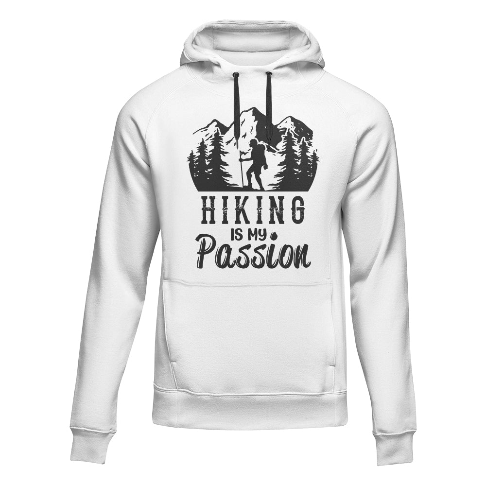 Hiking Is My Passion Adult Fleece Hooded Sweatshirt