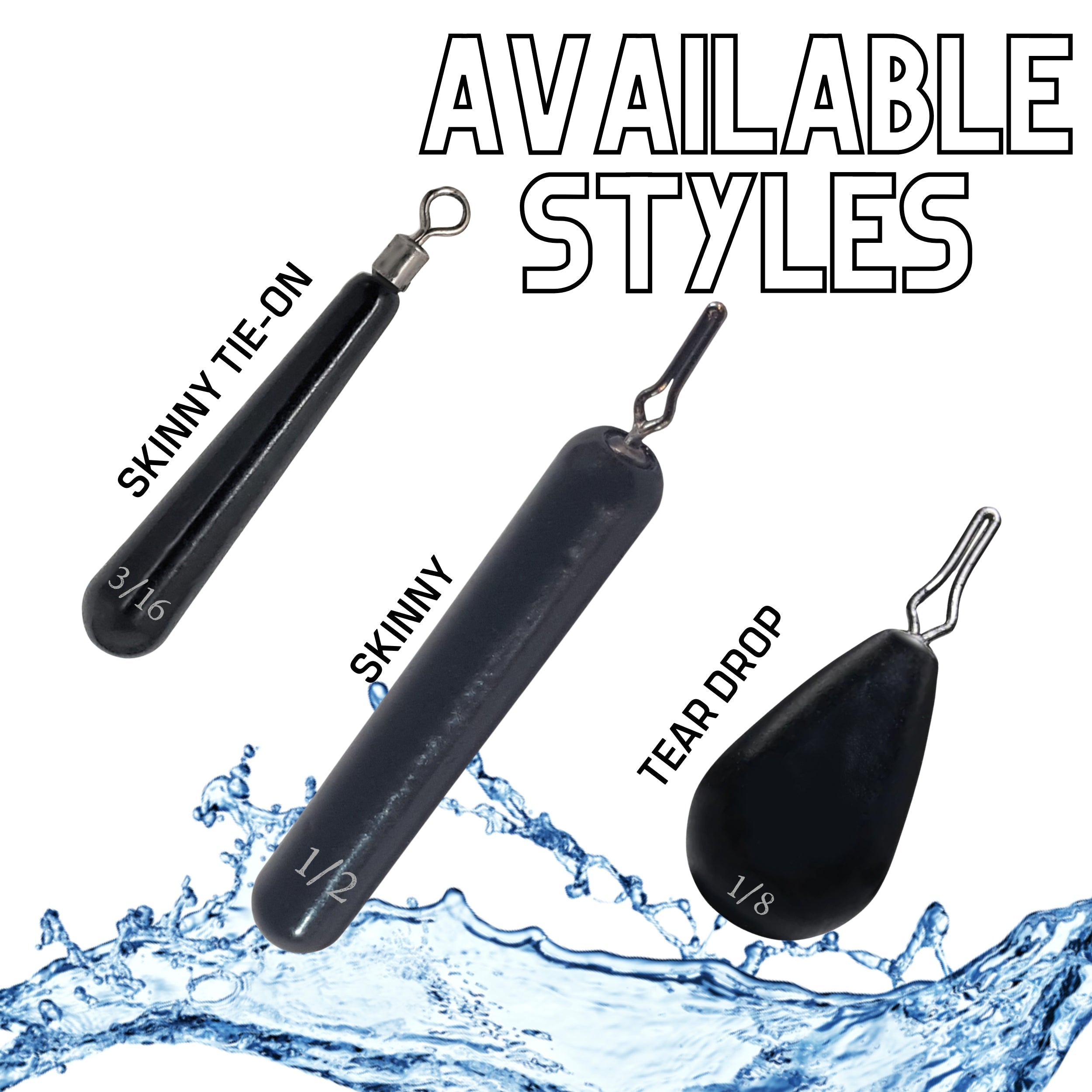 Pesas de tungsteno Drop Shot de Reaction Tackle