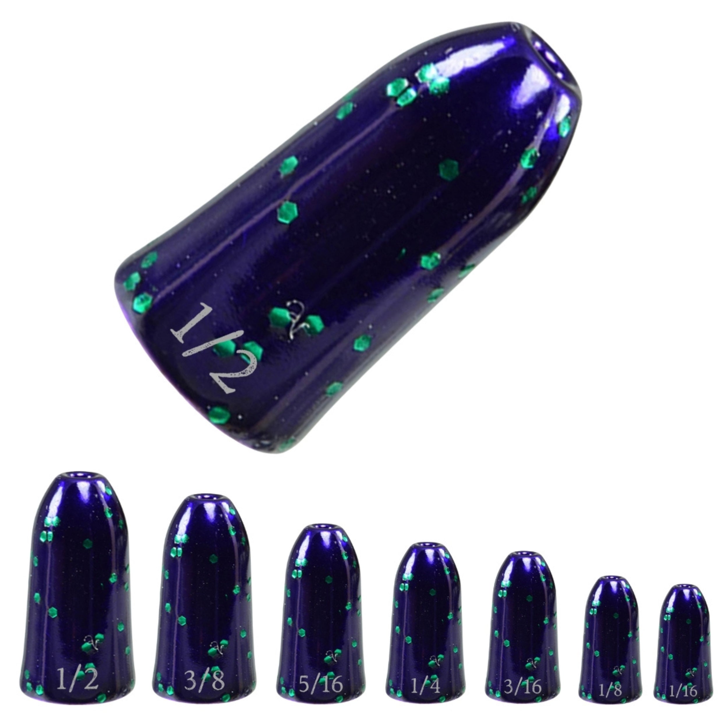Pesas de gusano de tungsteno Reaction Tackle / Plomo con forma de bala 