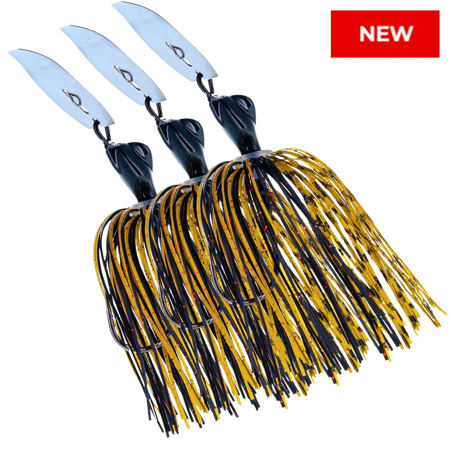Jigs rompedores de plomo Reaction Tackle - Paquete de 3; Jigs de pesca duraderos para agua dulce y salada - Nuevos