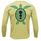 Siesta Key, FL Turtle Long Sleeve UPF 50+ Dry-Fit Shirt