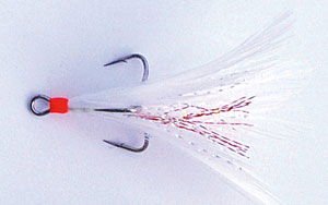 Mustad Hooks - Dressed Treble Hooks (2ct) - Bobber Bargain