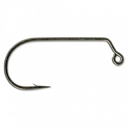 Mustad Hooks - Jig Hook (60, Round, Black, 50ct) - Bobber Bargain