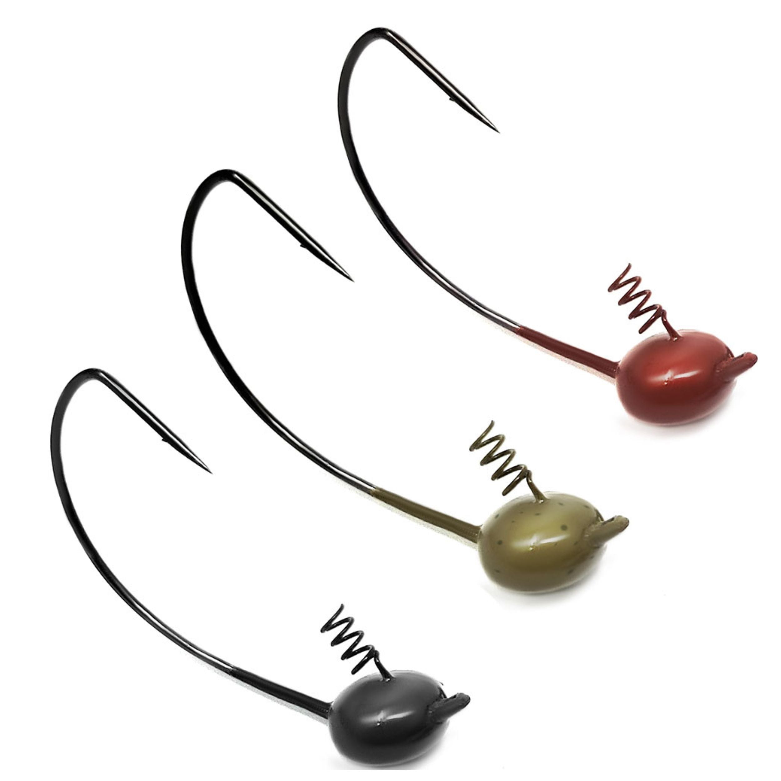Jigs de cabeza temblorosa de tungsteno Reaction Tackle (paquete de 5)