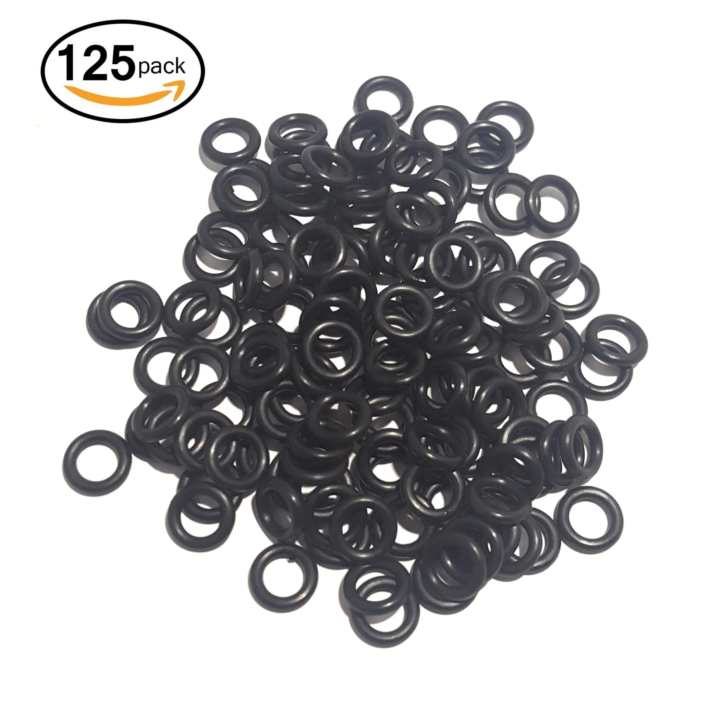 Anillos de sellado WACKY de Reaction Tackle: paquete de 125 o paquete de 300