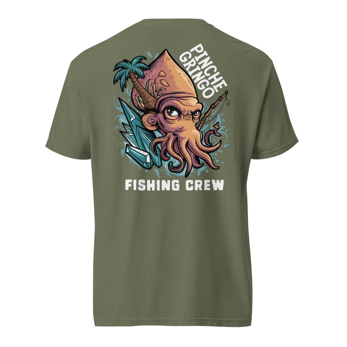 Pinche Gringo Fishing Crew Feo Squid Shirt