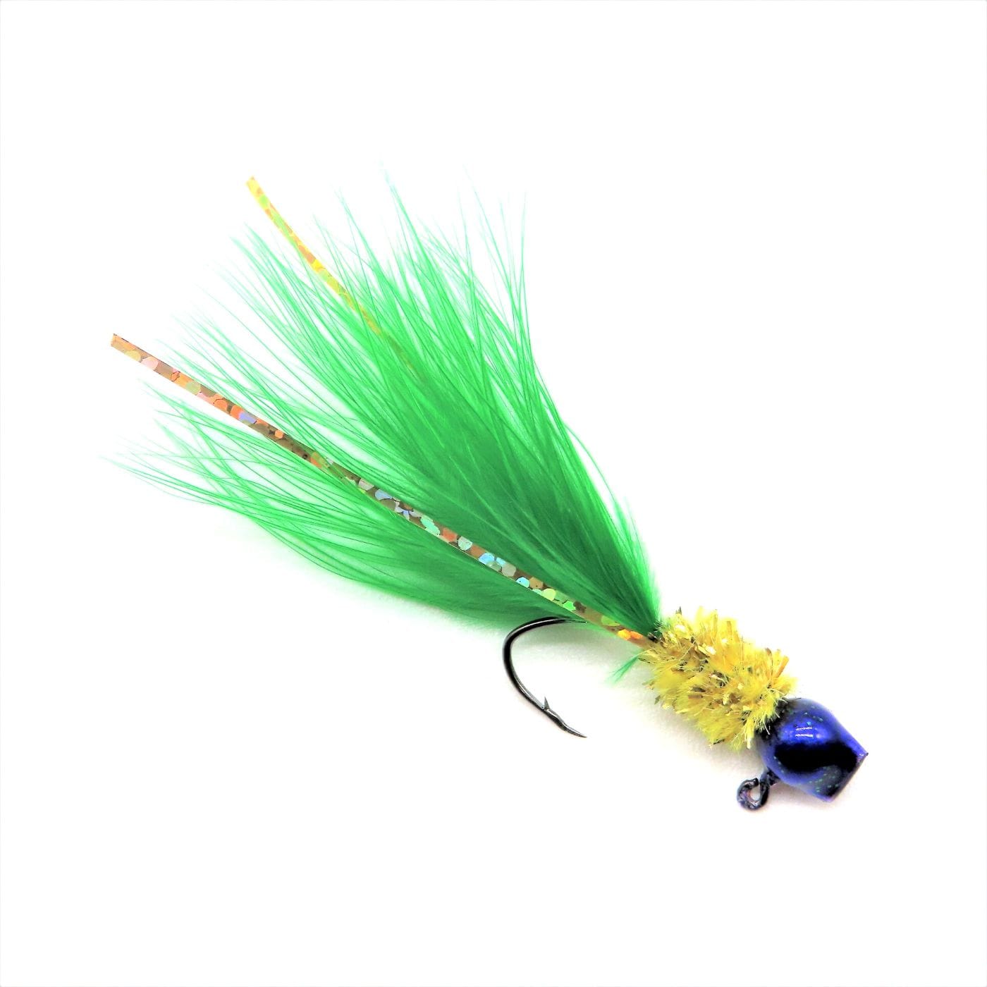 Jigs de atado a mano para tipo de pez Crappie - Cabeza de hacha