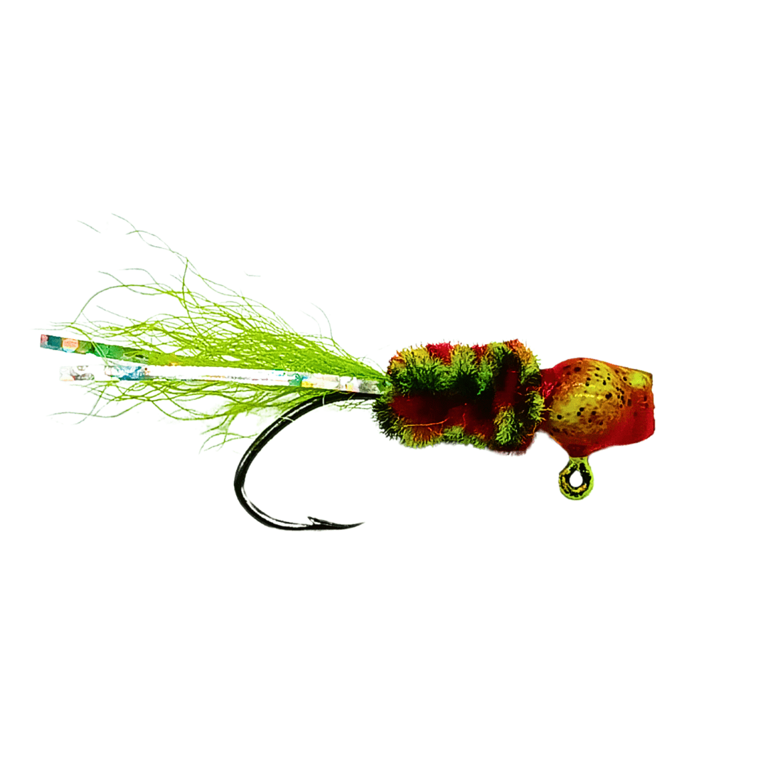 Jigs de atado a mano para tipo de pez Crappie - Cabeza de hacha