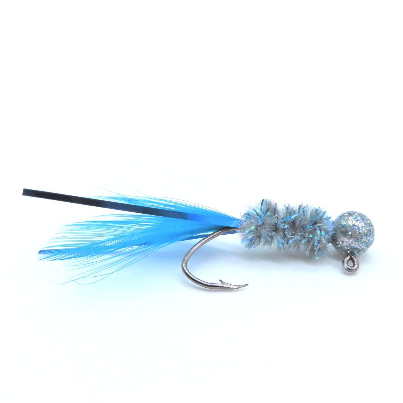 Jigs para tipo Crappie atados a mano - Cola de pluma de gallo