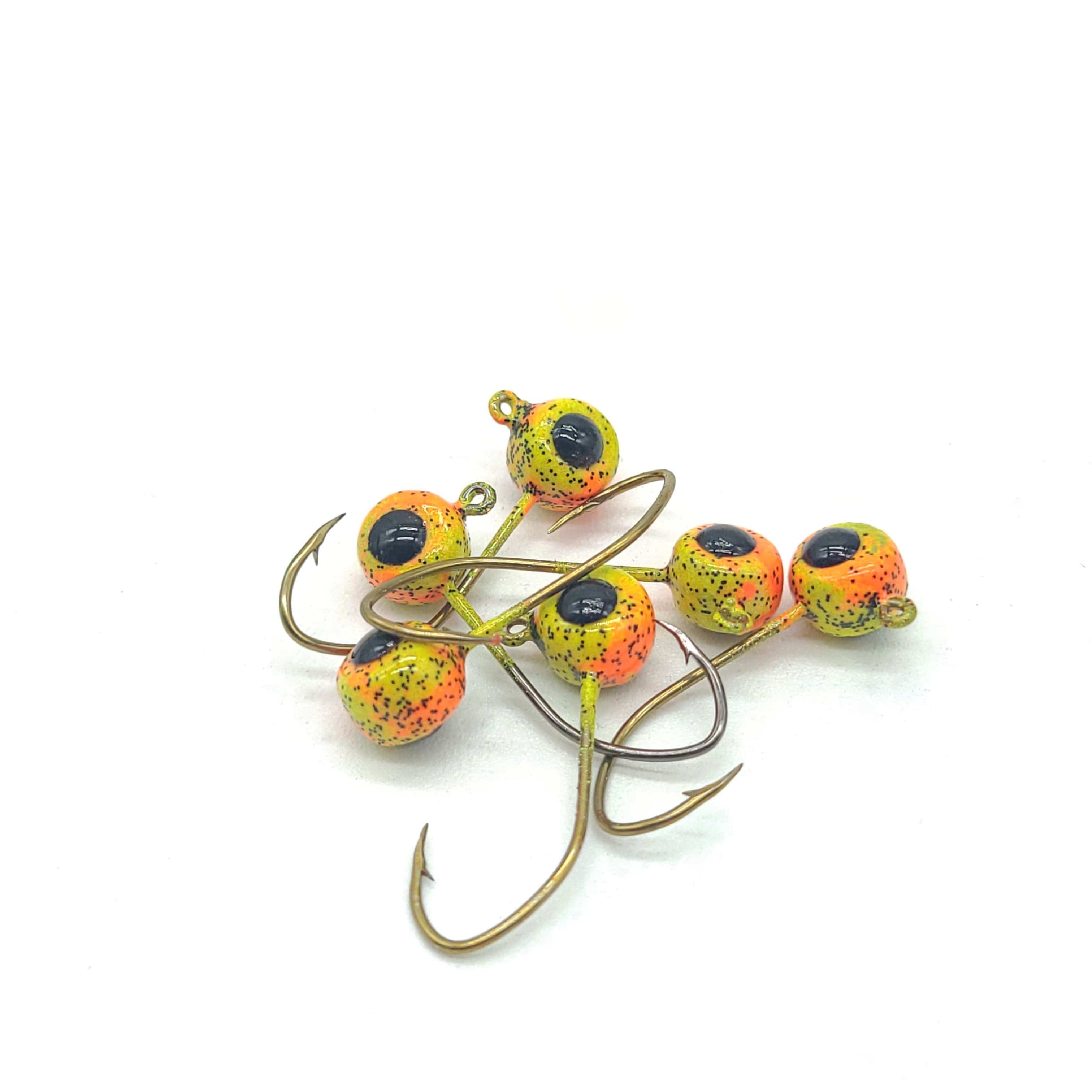 Cabezas plomadas Free Style - Ojos 3D - Paquete de 12 - Sin collarín