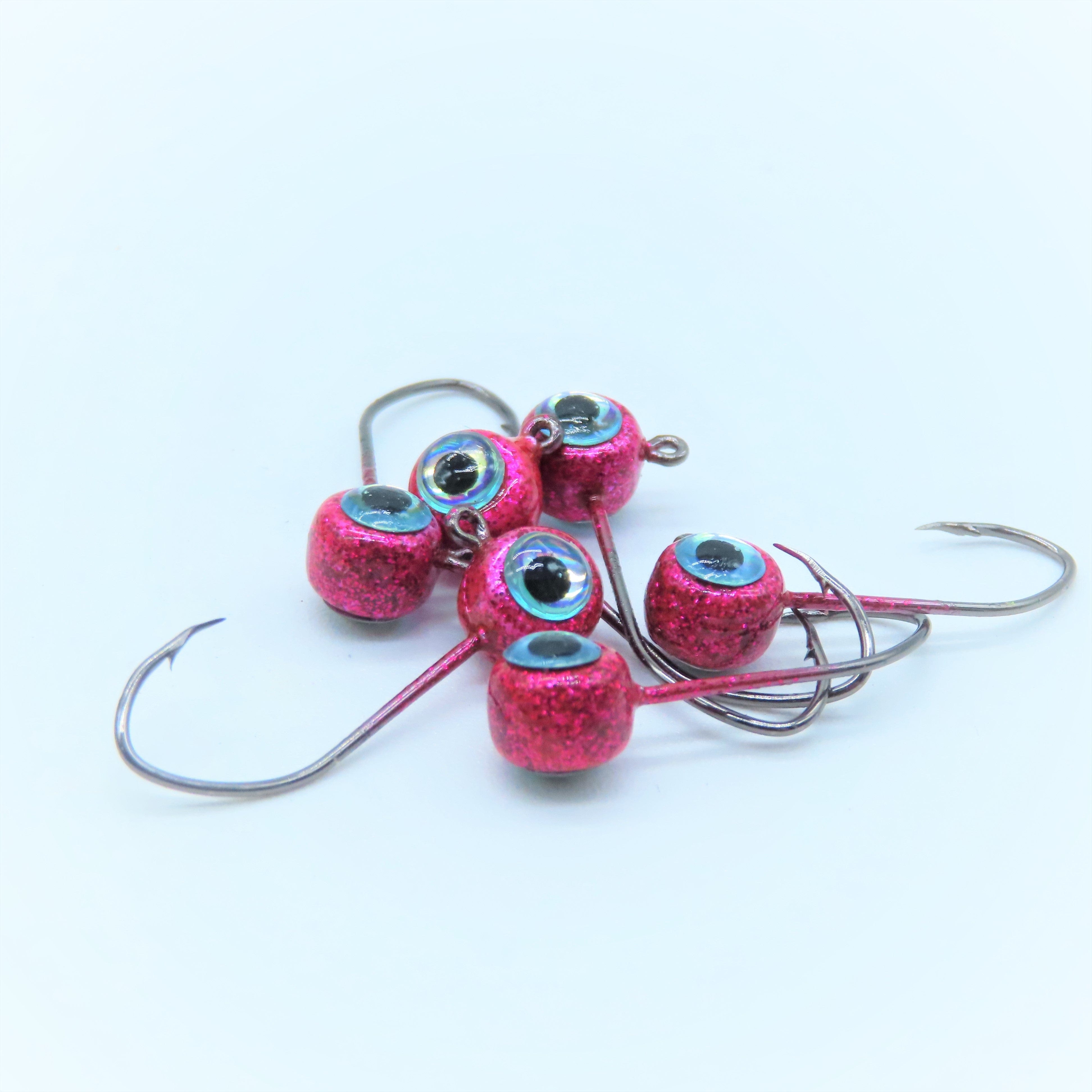 Cabezas plomadas Free Style - Ojos 3D - Paquete de 12 - Sin collarín