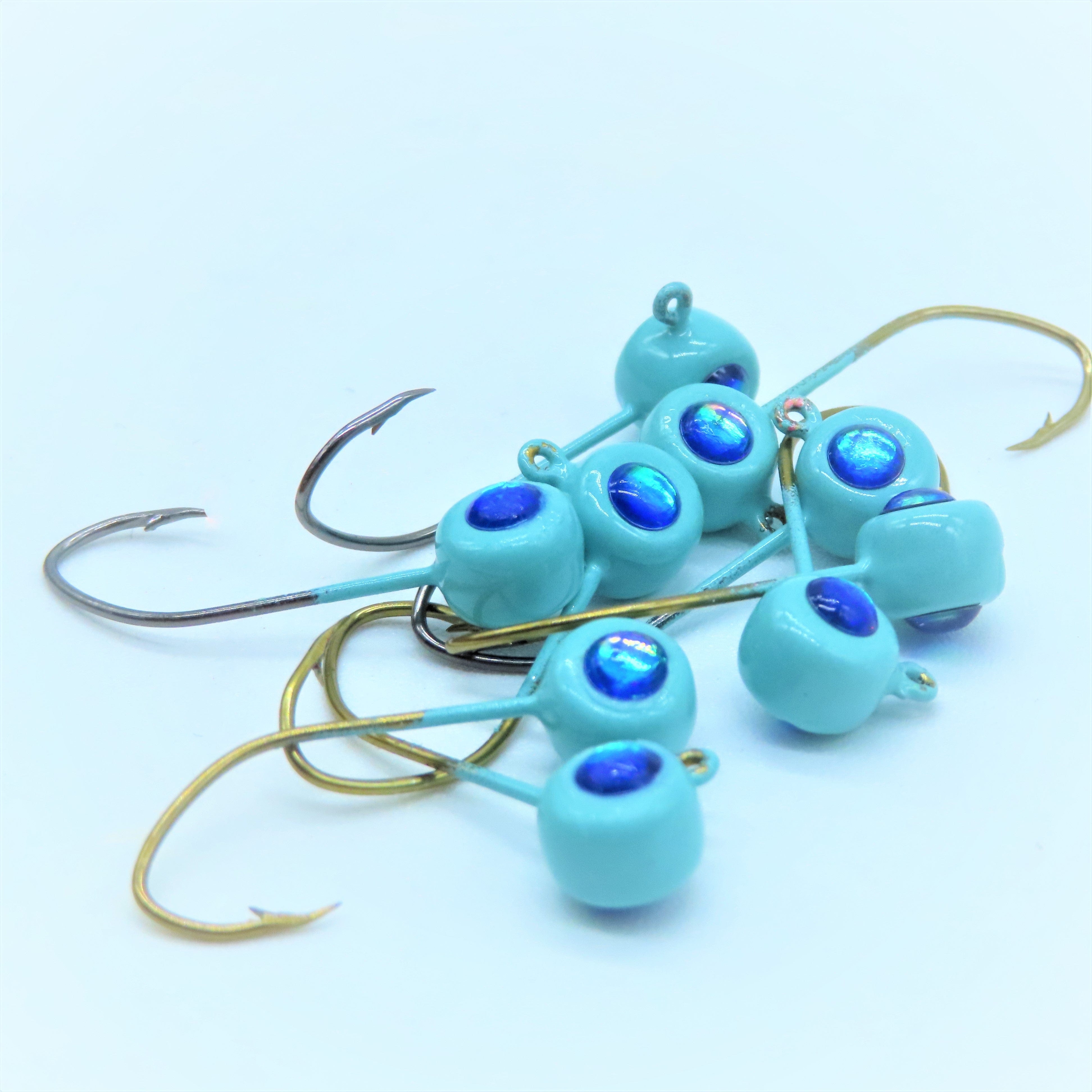 Cabezas plomadas Free Style - Ojos 3D - Paquete de 12 - Sin collarín