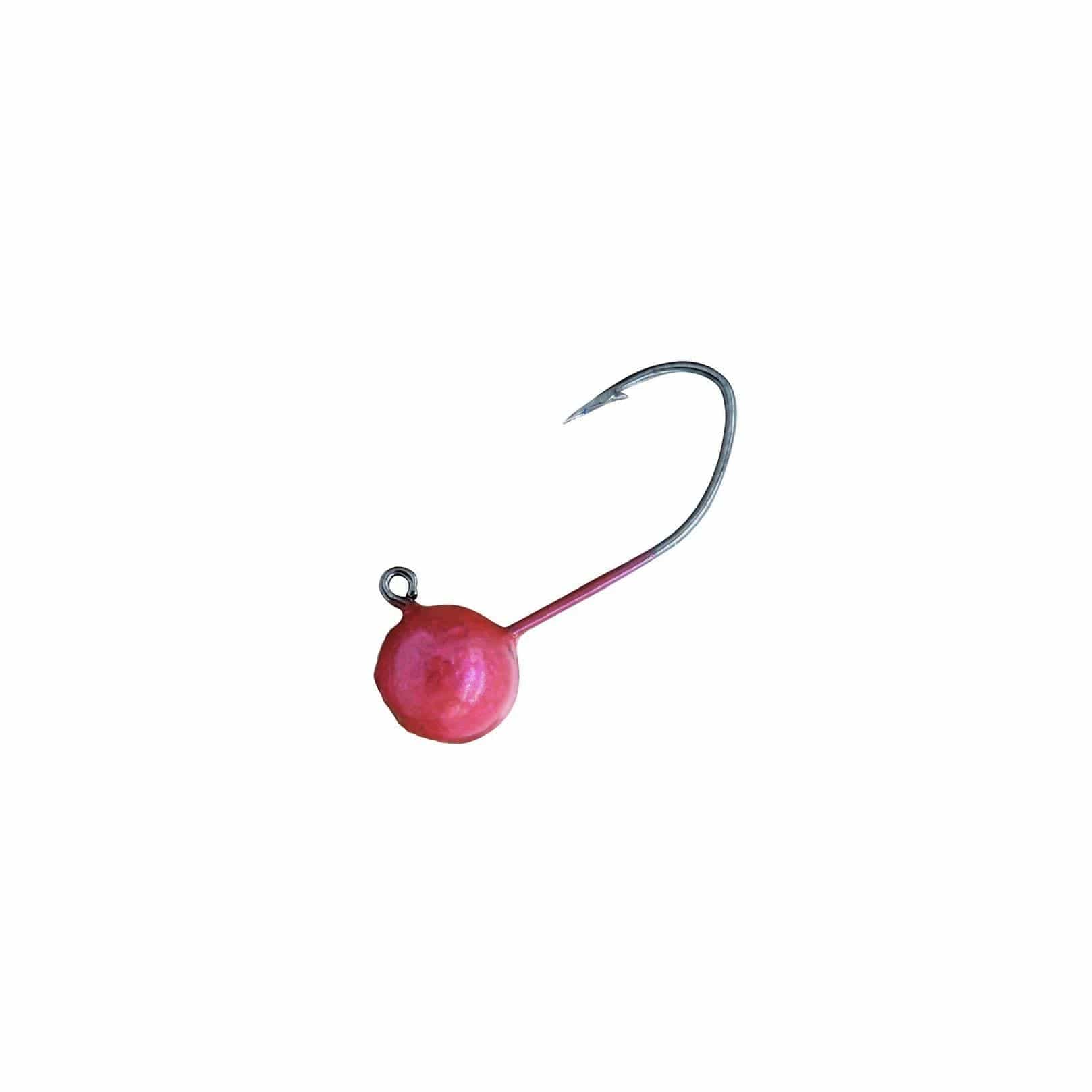 Round Jig Heads - 1/32- 1/16 - 1/8 - 12 Pack - No Collar