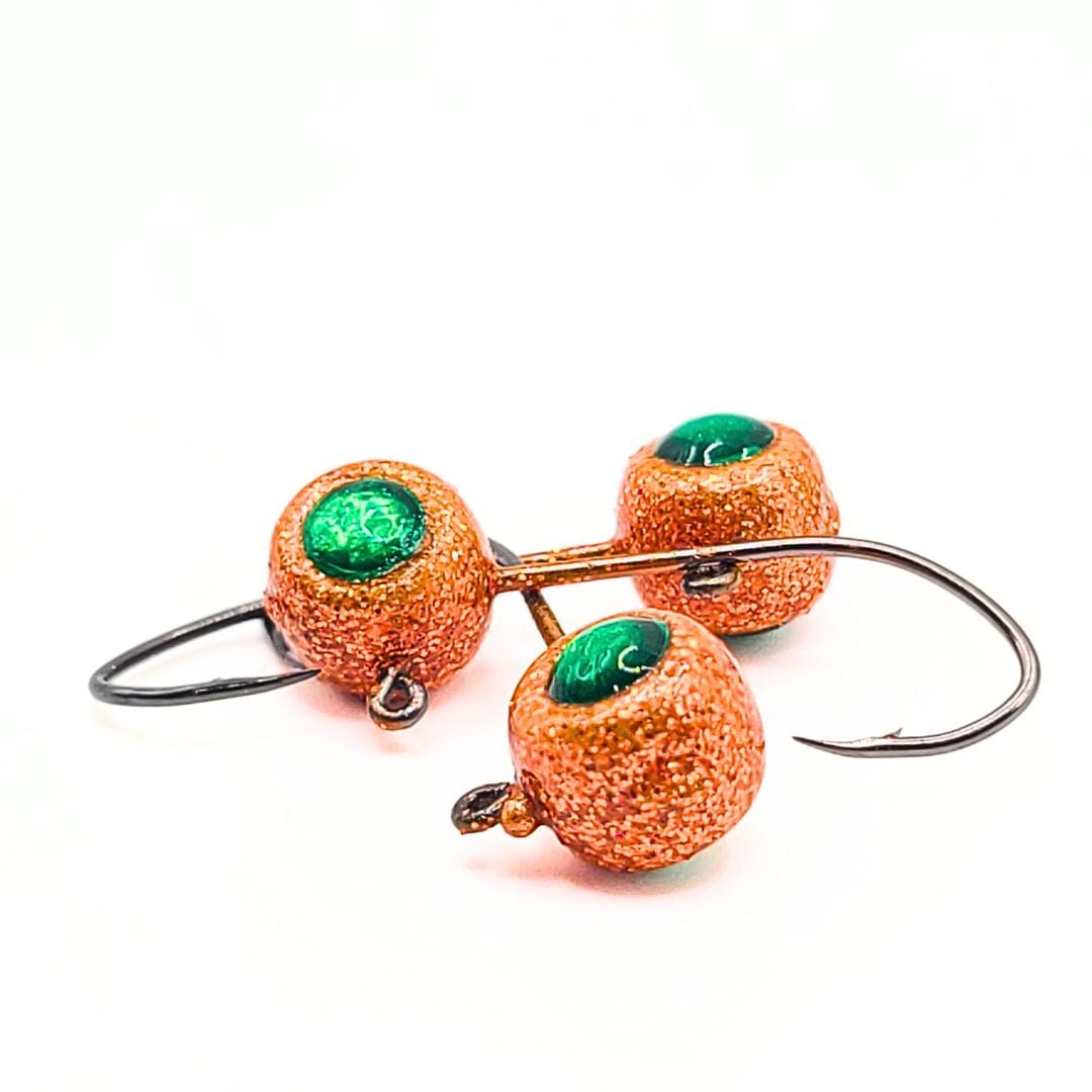 Cabezas plomadas Free Style - Ojos 3D - Paquete de 12 - Sin collarín
