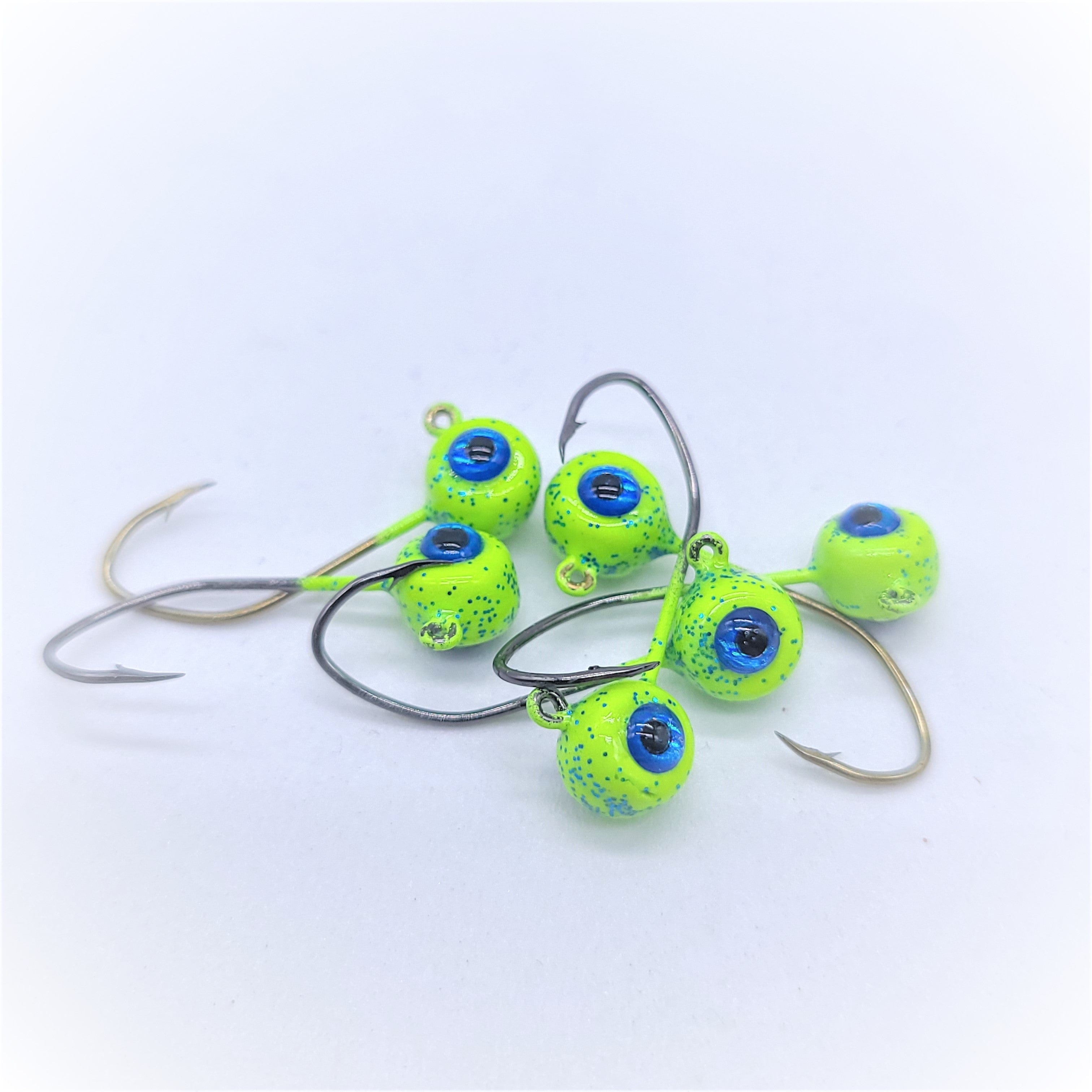 Cabezas plomadas Free Style - Ojos 3D - Paquete de 12 - Sin collarín
