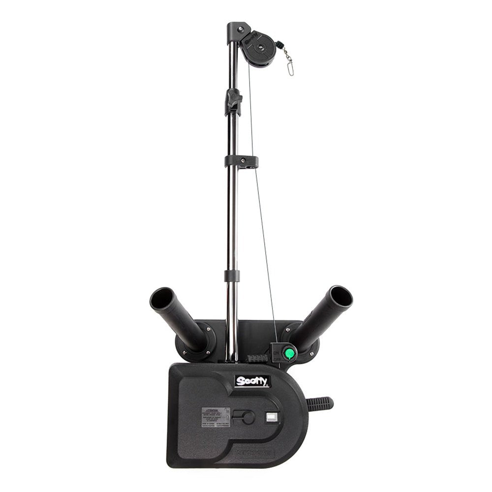 Scotty - 1116 Propack 60" Telescoping Electric Downrigger w/ Dual Rod Holders and Swivel Base - Bobber Bargain