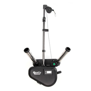 Scotty - 2116 HP Depthpower Electric Downrigger 60" SS Telescoping Boom w/Swivel Base - Dual Rod Holder - Bobber Bargain