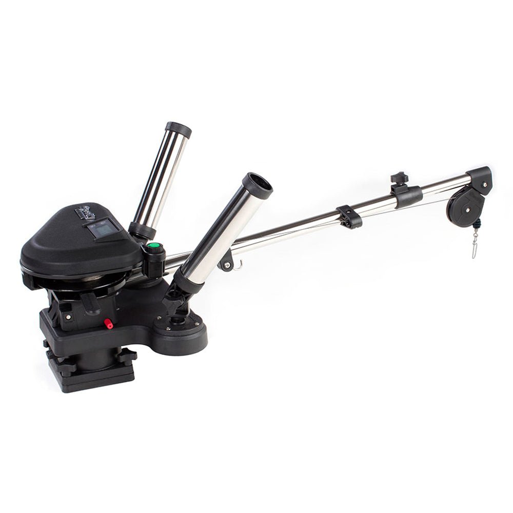 Scotty - 2116 HP Depthpower Electric Downrigger 60" SS Telescoping Boom w/Swivel Base - Dual Rod Holder - Bobber Bargain