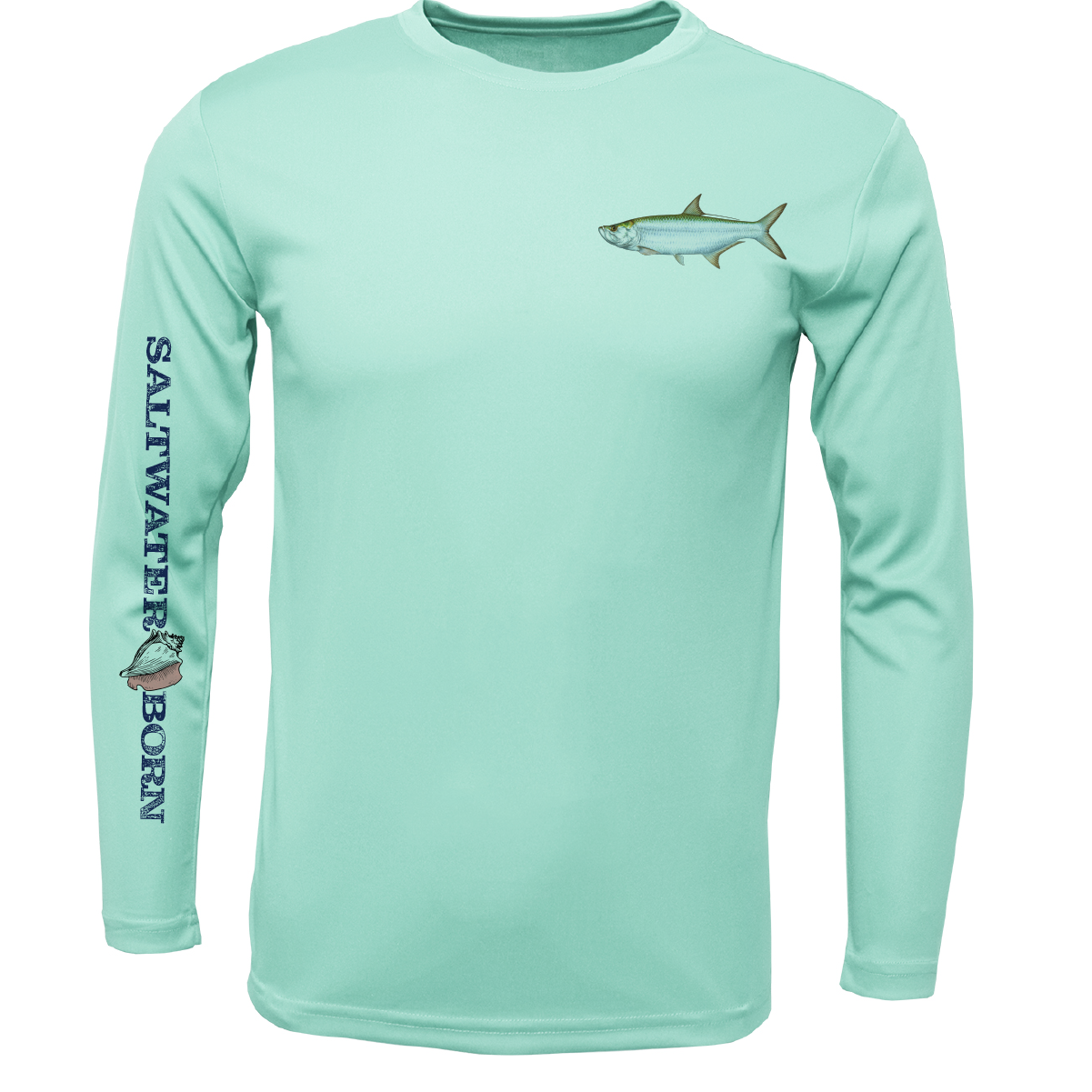 Clean Tarpon Long Sleeve UPF 50+ Dry-Fit Shirt