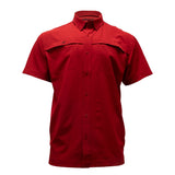 Short Sleeve Solid Lifestyle Button Down w/ REPEL-X