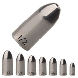 Pesas de gusano de tungsteno Reaction Tackle / Plomo con forma de bala 