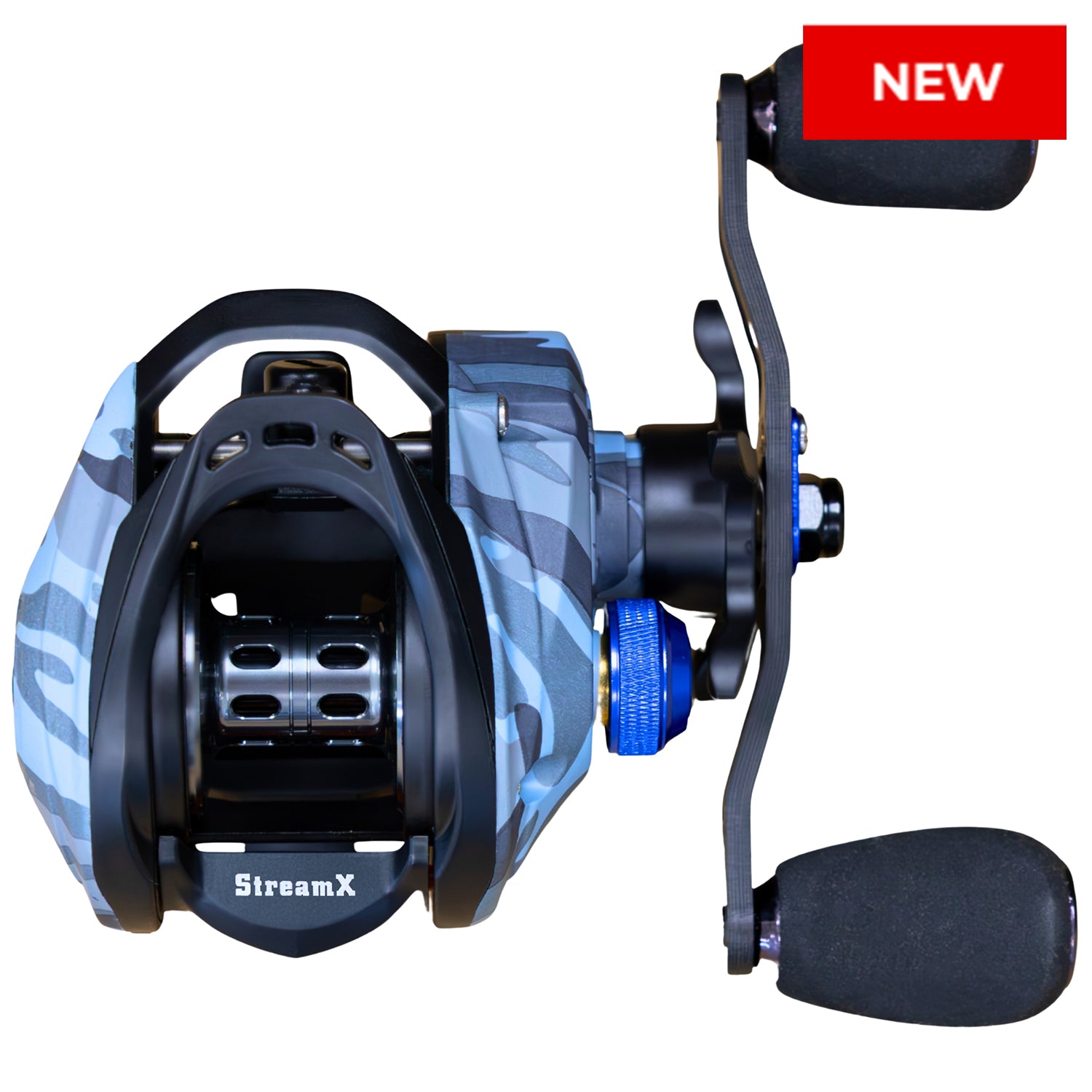 Carrete de pesca Baitcasting Reaction Tackle - Edición StreamX - Relación de transmisión 7.5:1 - NUEVO