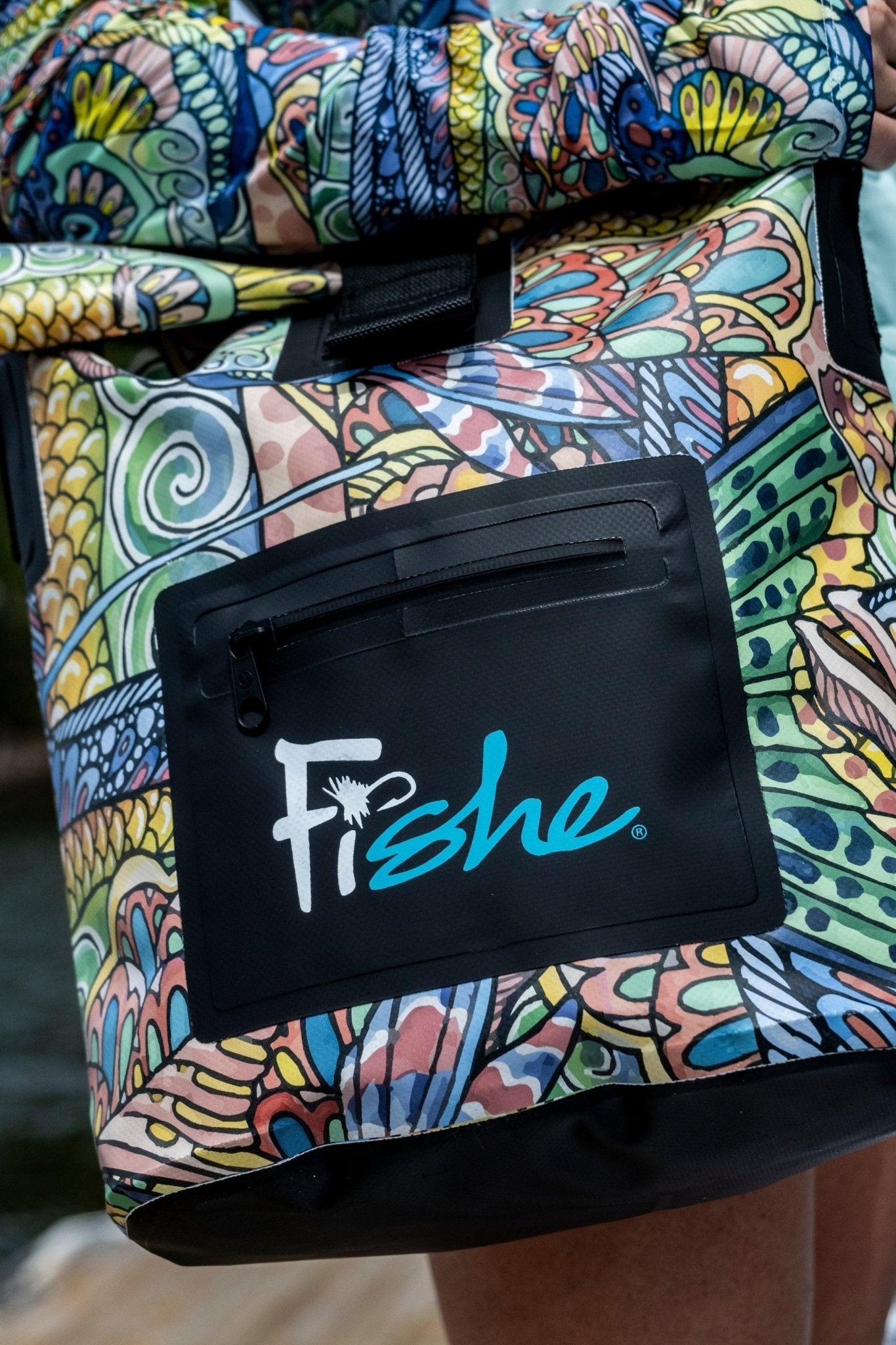 Tropical Tarpon Roll Tote Dry Bag