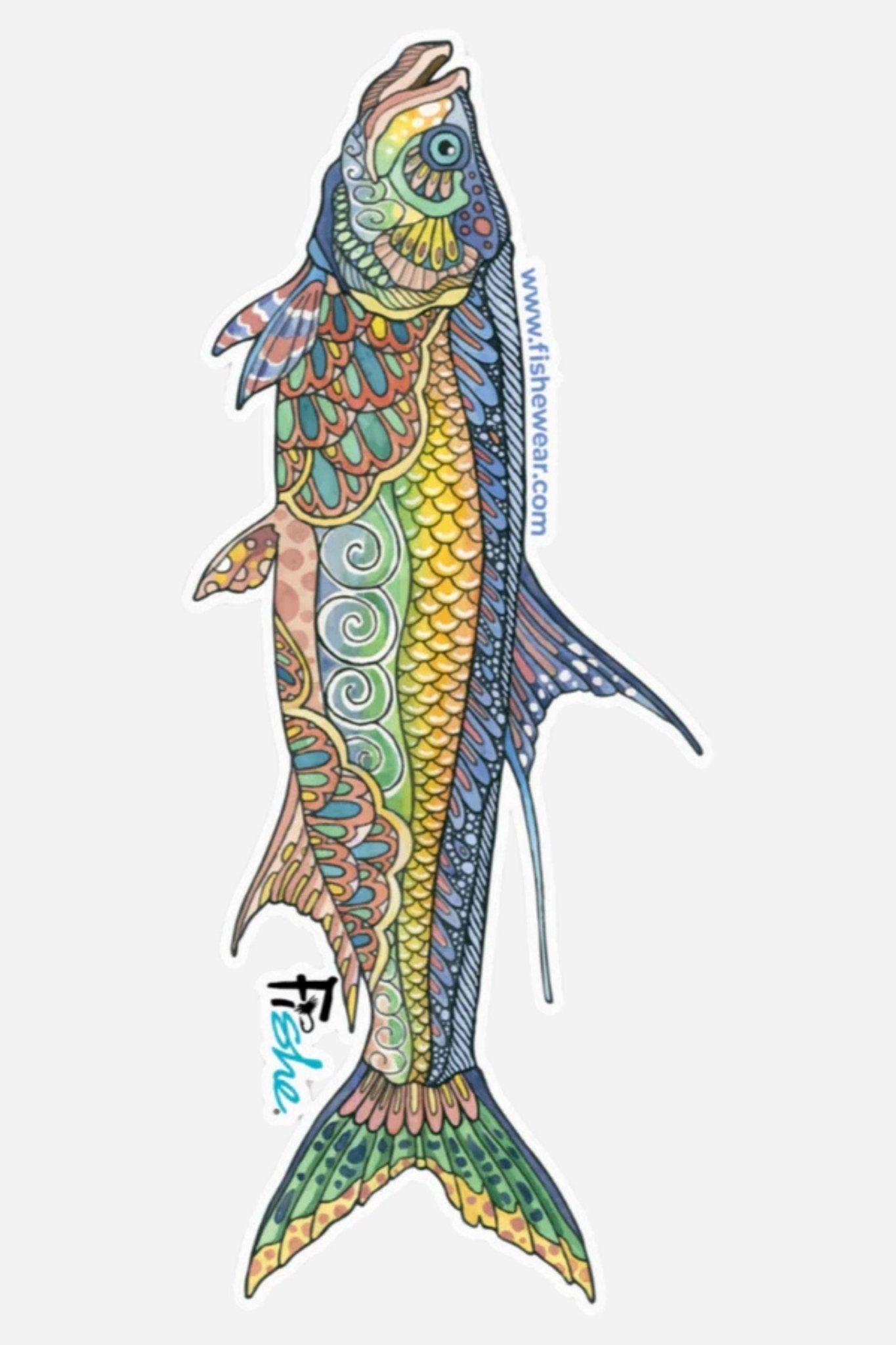 Tropical Tarpon Sticker