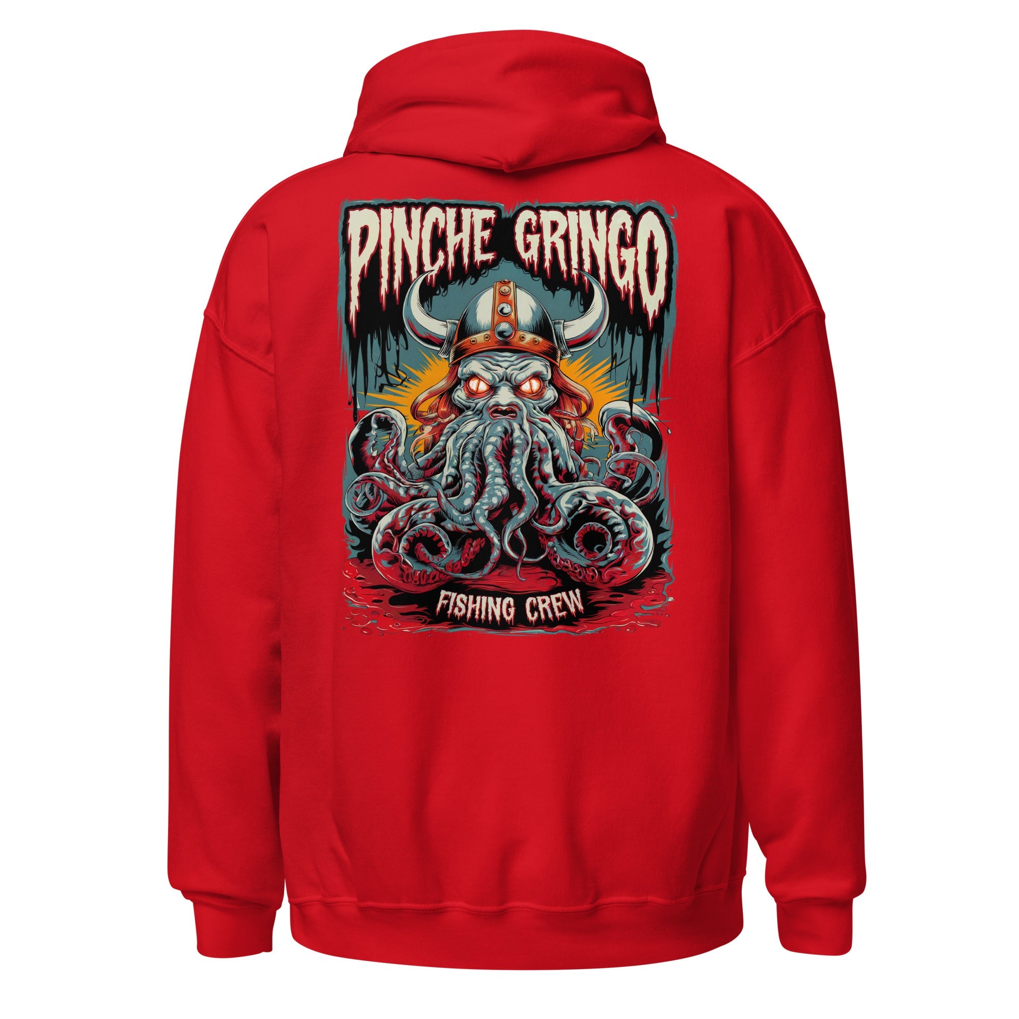 Pinche Gringo Vikingpuss Fishing Crew Hoodie