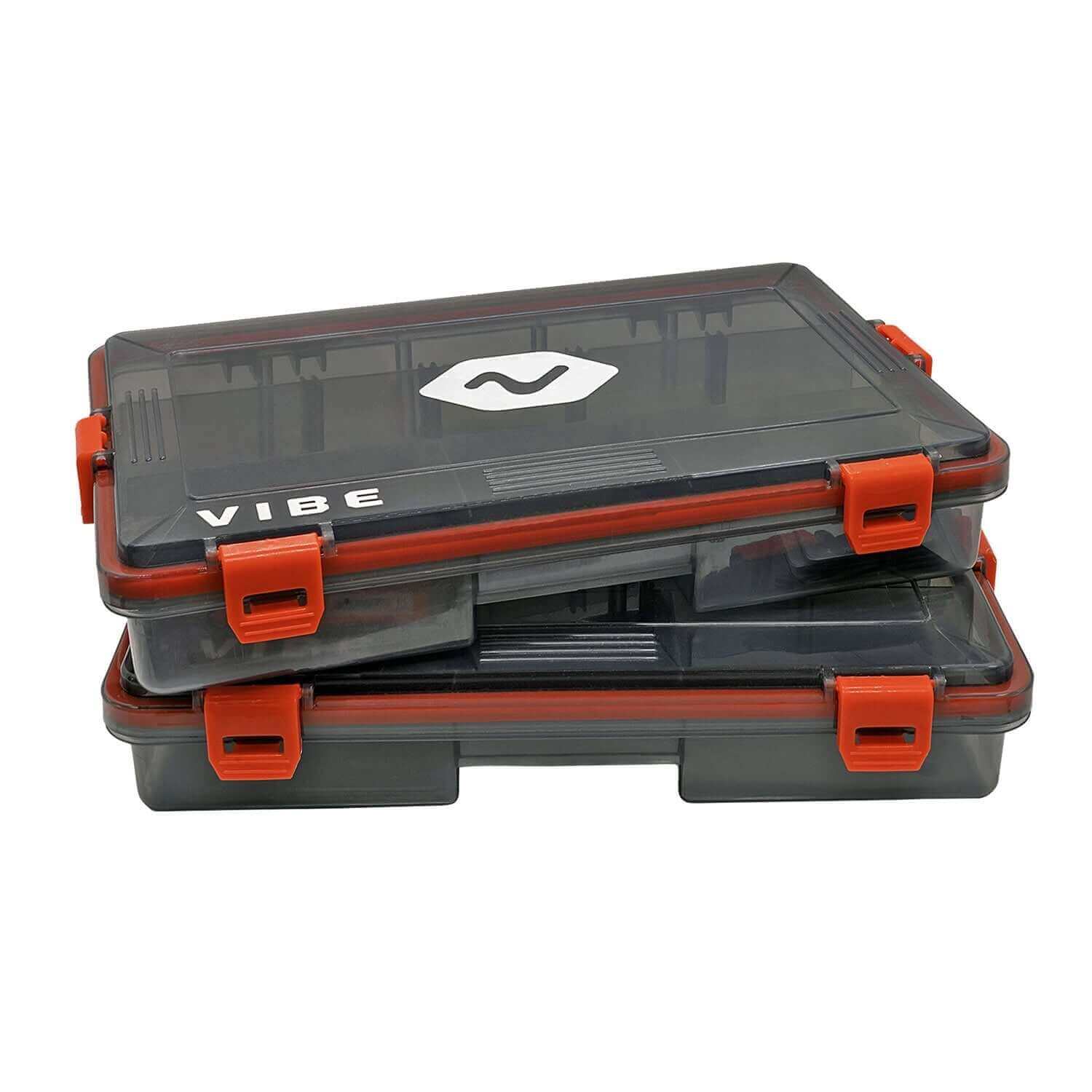 Bandeja para aparejos Vibe impermeable con 4 cierres (paquete de 2)