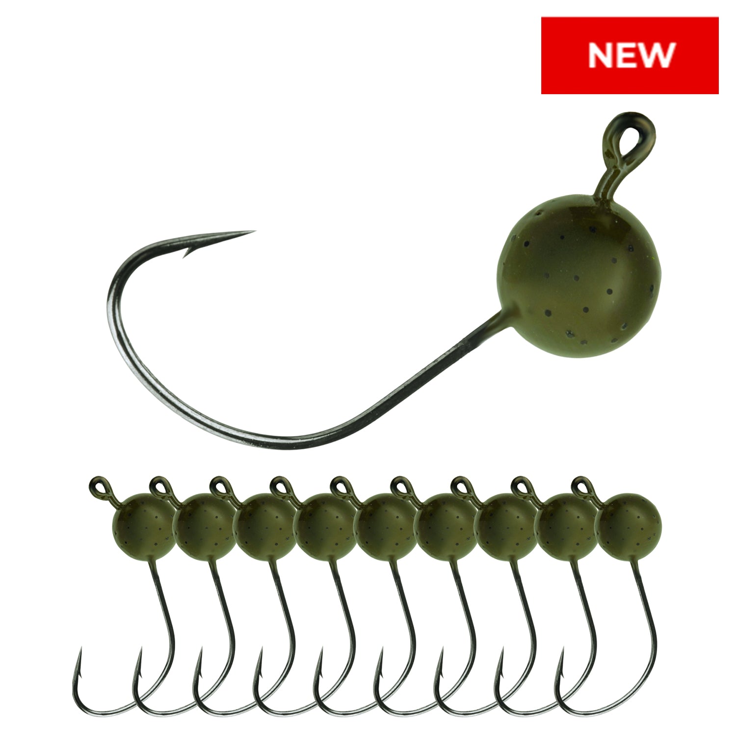 Jigs Wacky de plomo Reaction Tackle - Paquete de 10 - Ultra afilados - Nuevos 