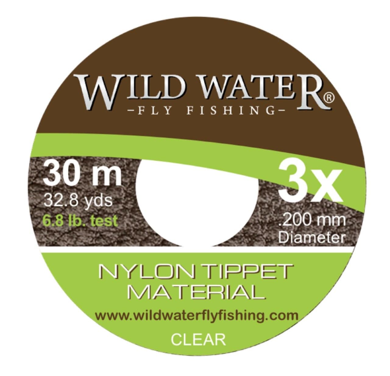Bobina de tippet de nailon 3X, 30 m | Pesca con mosca en aguas bravas