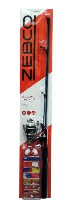 Zebco Brands - Ready Tackle Spincast Combo (Flatboard, 2pc) - Bobber Bargain